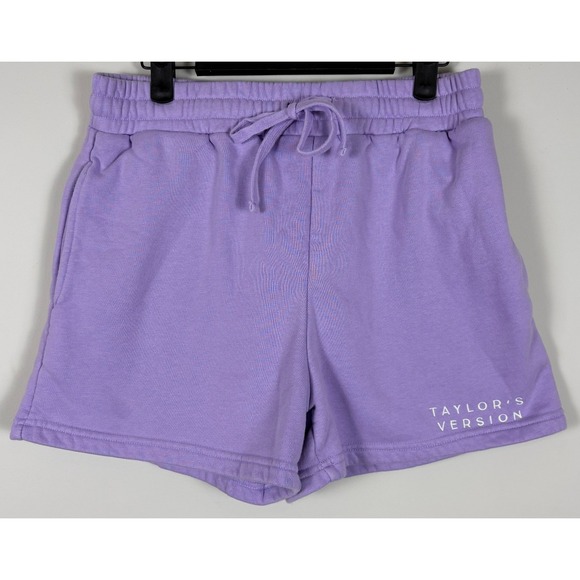 Emacity Threads Pants - Emacity Threads Taylors Version Purple Sweat Shorts Womens Medium Lavender